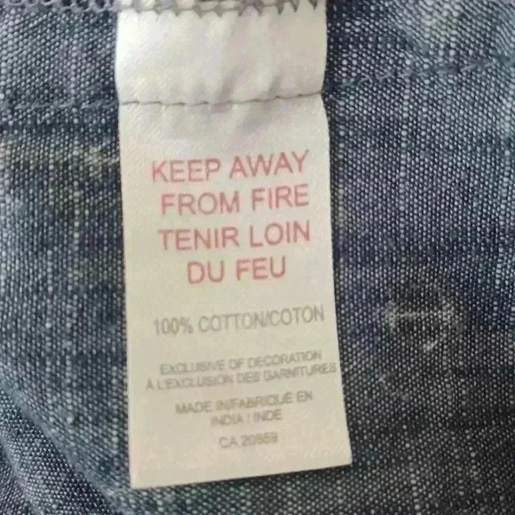 Hatley Women's Medium 100% Cotton Anchor All-over Print  Tab Sleeves Tunic - Picture 7 of 7